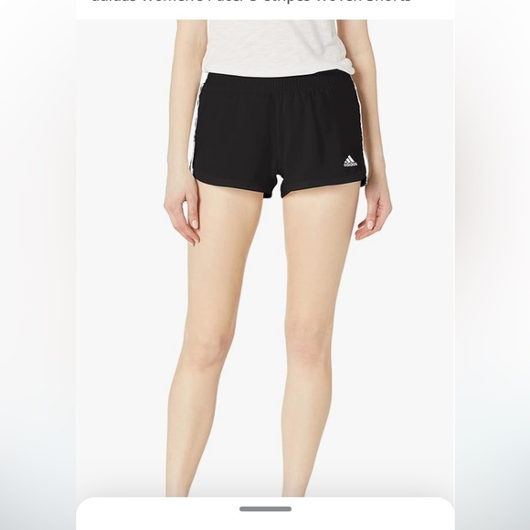 NWT adidas Women's Pacer 3-stripes Woven Shorts  2XL - Picture 1 of 10